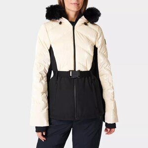 NWT Sweaty Betty Glacier Ski Jacket XL - Classic Cream + Black